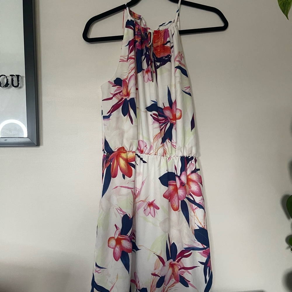 Dynamite Multicolor Halter Dress